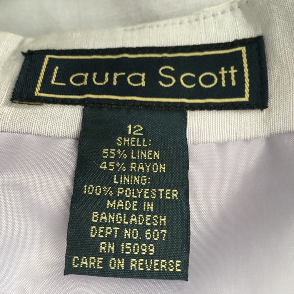 Laura Scott vintage lilac skirt - Picture 4 of 4